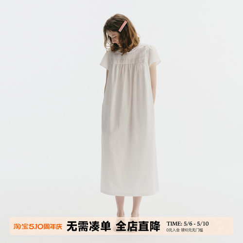 UNRETRO夏日公主风蕾丝连衣裙