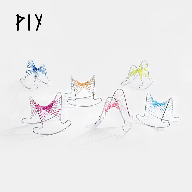 PIY 矮马儿童摇马摇摇椅成人不锈钢耐力承重减压礼物木马玩具