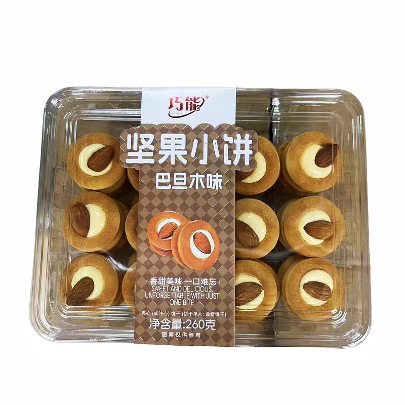 巧能260g坚果小饼休闲零食