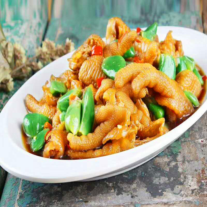 韩媛尚品 腊八蒜泡凤爪 500克大包装 微辣带骨鸡爪  零食开袋即食,零食/坚果/特产,鸡肉零食,淘宝优惠券,粉丝福利购,淘宝优惠卷