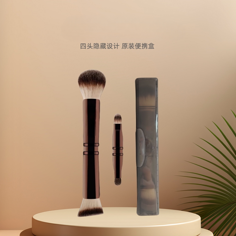 新款四头化妆刷散粉刷图片