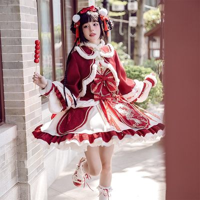 龙女贺岁中华风Lolita新年战袍