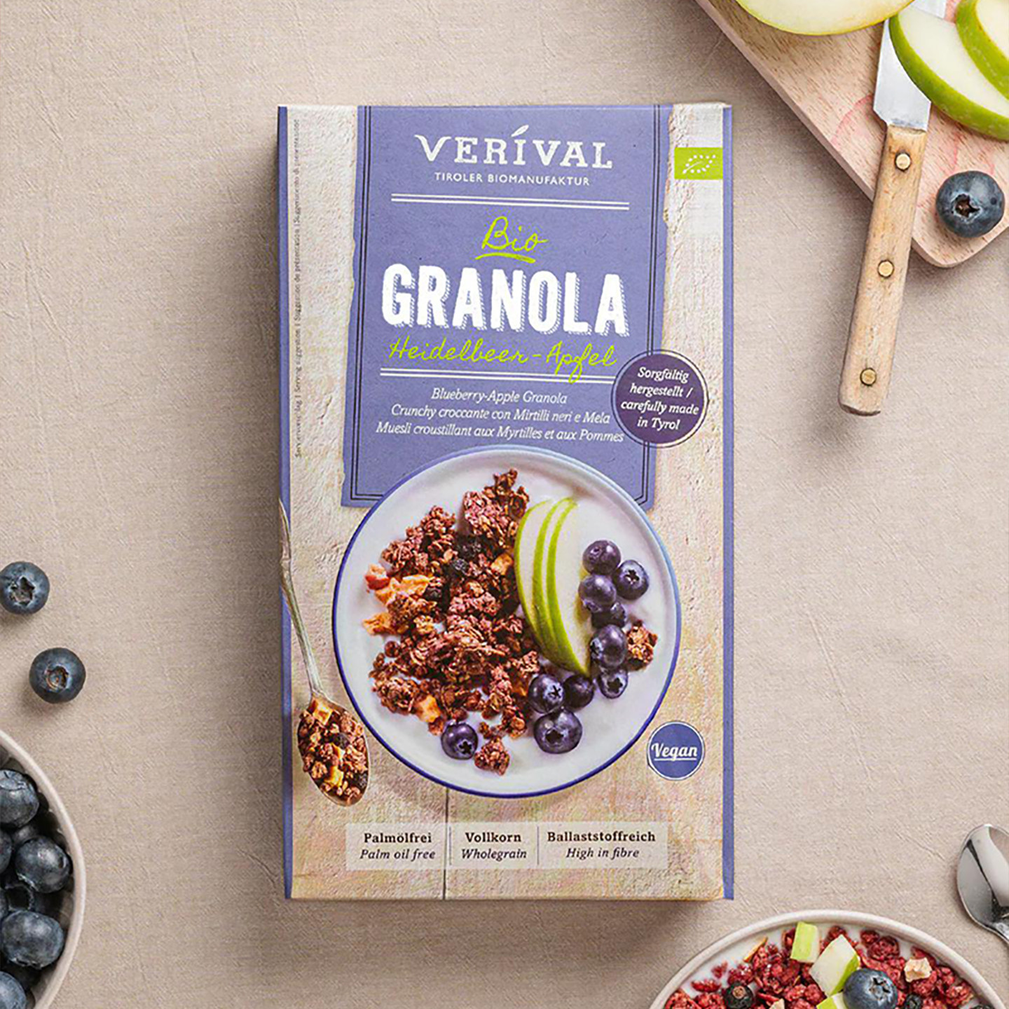 味丽爱进口欧盟有机蓝莓苹果格兰诺拉燕麦片即食全谷物麦片早餐,咖啡/麦片/冲饮,水果/坚果混合麦片,淘宝优惠券,粉丝福利购,淘宝优惠卷