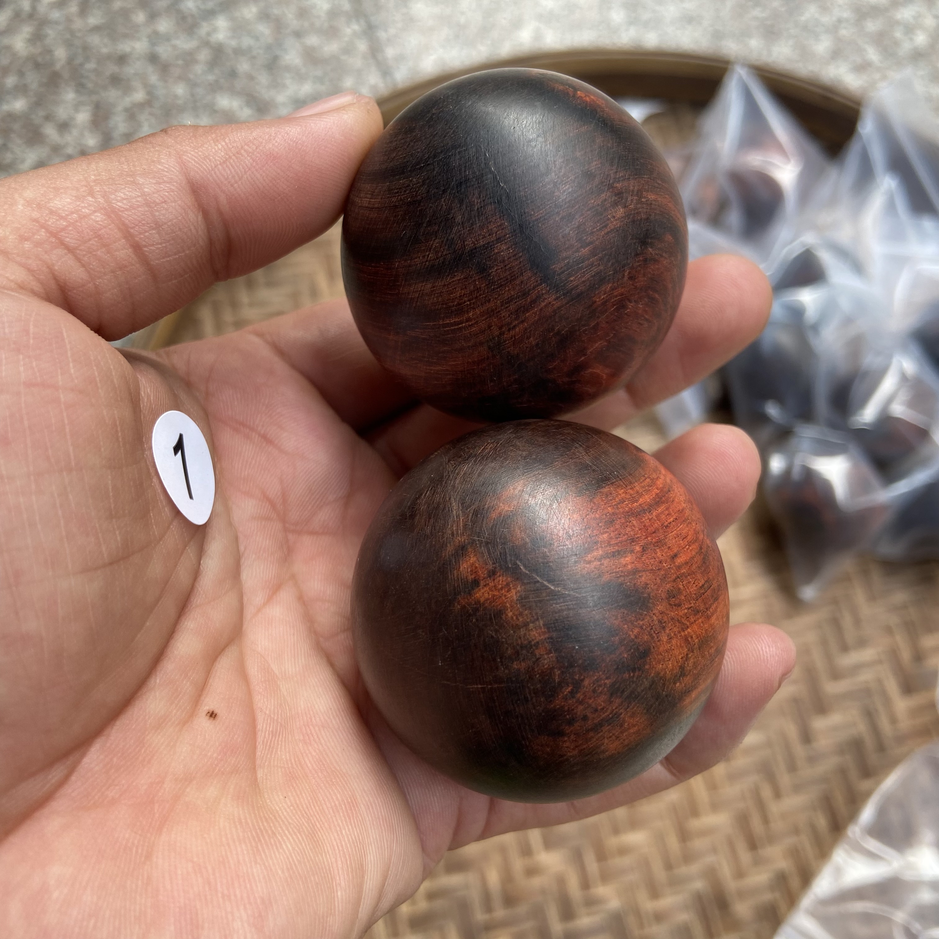 正品老挝大红酸枝交趾黄檀实5.0cm原木系列！一物一拍
