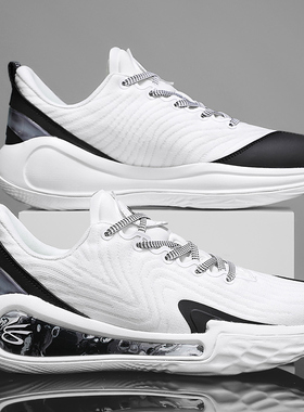 2025新款库里12代 青少年篮球鞋低帮中国行粉curry12缓震学生战靴