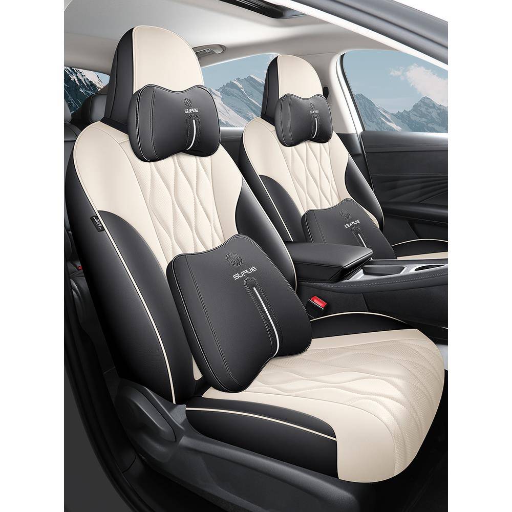 荣威d7全包围dmh座椅套汽车内饰用品坐垫四季通用2023款透气皮革