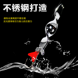 旋转金属路亚饵 亮片淡水海水鱼饵假饵杀鲈鱼翘嘴桂鱼铁板远投