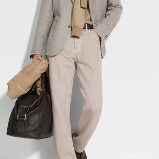 石洗棉质丹宁 一条杰ROCCIA五袋牛仔裤 JOONYOUNG 男人衣橱苾备