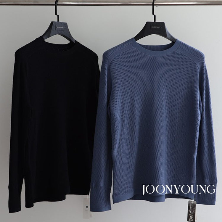 JOONYOUNG 儒雅绅士 美利奴羊毛 超大弹力贴身穿 圆领保暖针织衫