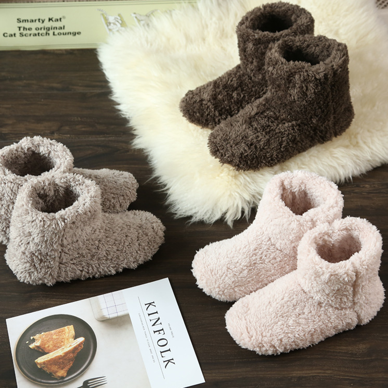 高筒棉鞋日式静音棉拖鞋秋冬季包跟加绒保暖软底月子居家室内外穿,居家布艺,居家棉拖/棉鞋,淘宝优惠券,粉丝福利购,淘宝优惠卷