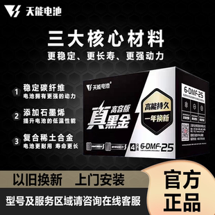 天能黑金电池石墨烯48v60v72v铅酸电动车电瓶雅迪爱玛台铃小刀