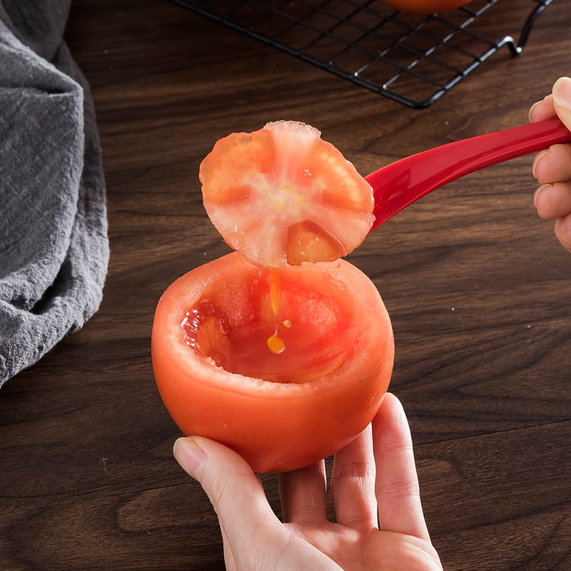 日本进口水果挖球器蔬菜杯制作番茄牛油果去核器猕猴桃百香果挖勺
