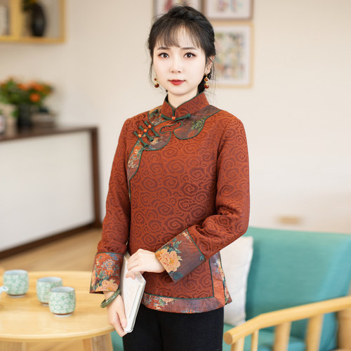 中国唐装如意风上衣女