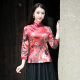 复古盘扣茶服民国风女装 女中国风半身旗袍上衣中式 唐装 如意风秋款