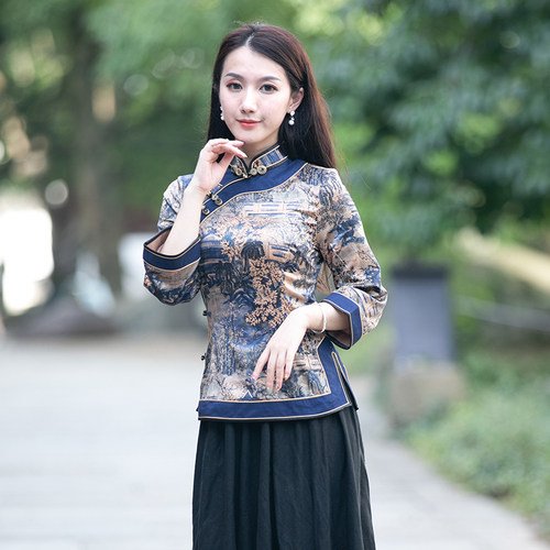 旗袍上衣唐装女装中国风