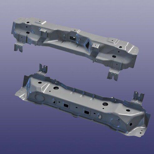原厂 奇瑞e3水箱下横梁 散热器下横梁总成 e3散热器上横梁总成