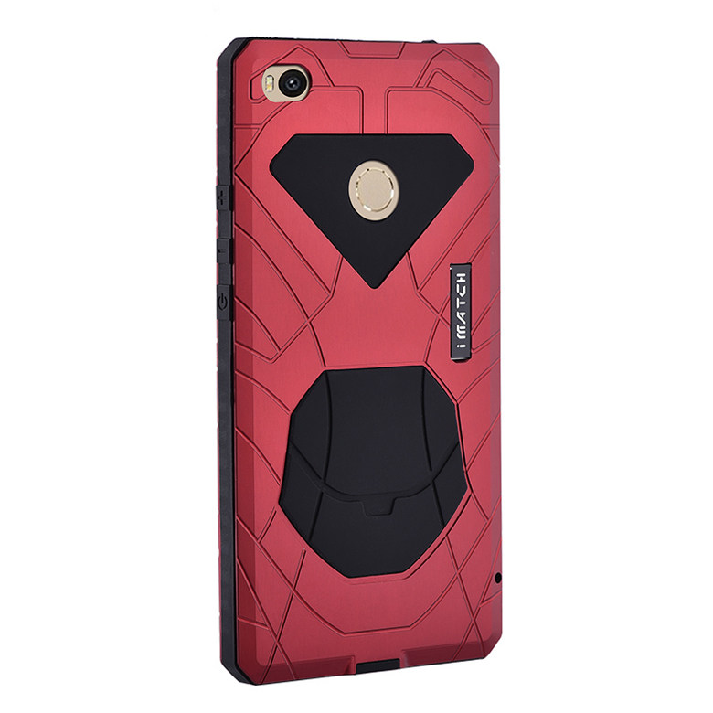 iMatch Water Resistant Shockproof Dust/Dirt/Snow-Proof Aluminum Metal Military Heavy Duty Armor Protection Case Cover for Xiaomi Mi Max 2