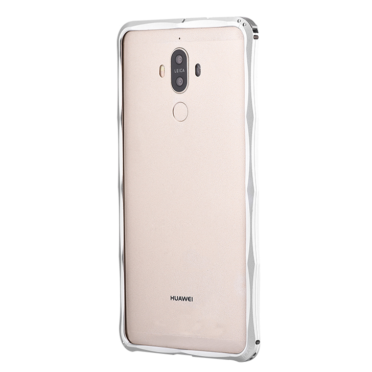 iMatch Slim Light Aluminum Metal Shockproof Bumper Case with Kickstand for Huawei Mate 9