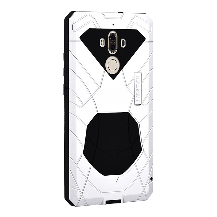 iMatch Shockproof Dust/Dirt/Snow-Proof Aluminum Glass Metal Military Heavy Duty Armor Protection Case Cover for Huawei Mate 9