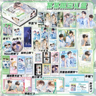 某某限定大礼盒周边江添盛望拍立得小卡吧唧徽章明信片生日礼盒