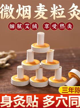 麦粒灸手指艾灸穴位灸工具迷你自贴灸米粒灸出口日本艾灸贴小灸柱