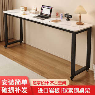 转角实木电脑桌卧室家用书桌墙边原木7字工作台l型学习桌书柜一体
