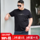 大码 夏装 纯棉短袖 休闲肥佬打底衫 潮 t恤加肥加大宽松半袖 胖子男士