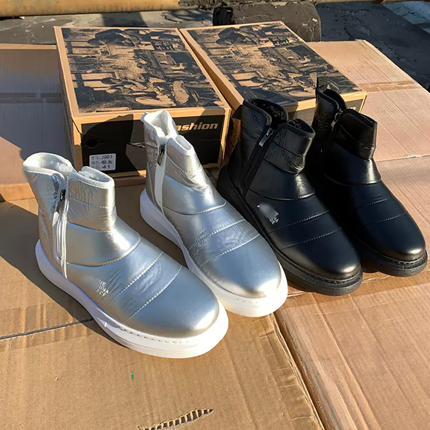 断码清仓捡漏~加绒加厚！冬季保暖舒适防水防滑男士雪地靴