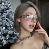 日夜两用太阳眼镜登山开车拍照凹造型墨镜高级感防晒骑行护目镜女