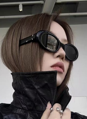 墨镜女椭圆猫眼防晒开车太阳镜男