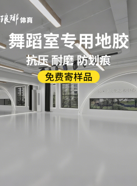 专业舞蹈地胶地垫教室专用地板芭蕾房室内防滑加厚pvc大面积运动