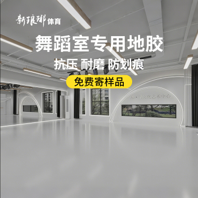专业舞蹈地胶地垫教室专用地板芭蕾房室内防滑加厚pvc大面积运动