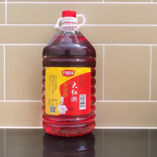 九味佳大红浙红醋5LX4瓶/箱泡萝卜泡菜专用红醋大闸蟹虾烤鸭上色
