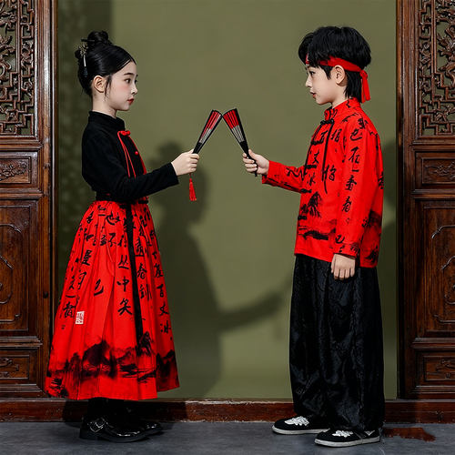 爱国主题诗歌朗诵舞蹈演出服装