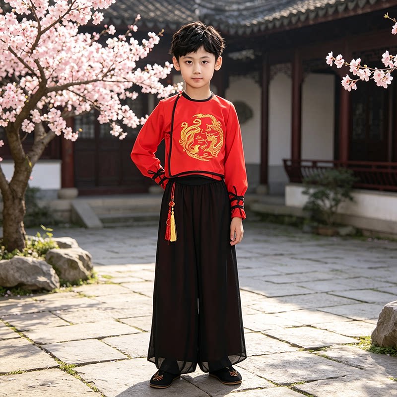 吉量精忠报国舞蹈演出服装课桌衣服表演霸王别姬踏山河红马雪龙吟