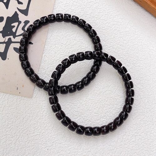 原生态黑金椰蒂直切手串