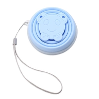 Мультяшная синяя крышка для стакана, ремешок, 200 мл