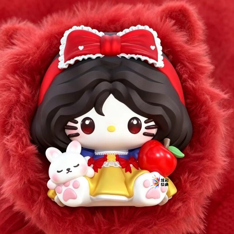DIY白雪公主KT猫玩具模具彩绘石膏娃娃乳胶立体磨具卡通3D手绘夜