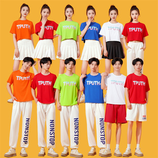 爵士舞服装 年会现代jazz跳舞衣服拉拉队啦啦操舞蹈演出服 女团韩版