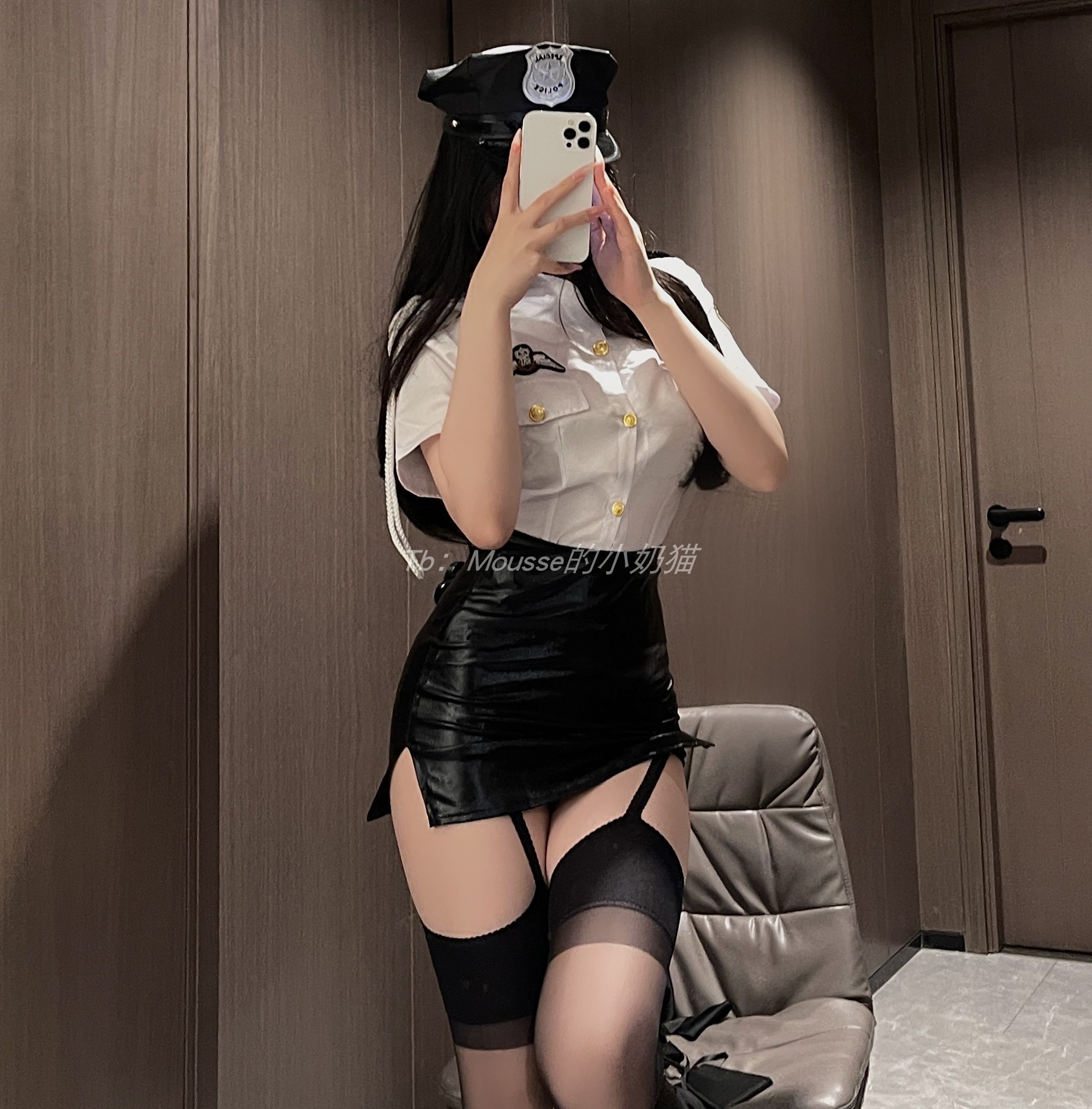 性感女警官制服装cosplay角色扮演免脱空姐包臀短裙黑丝晴趣内衣