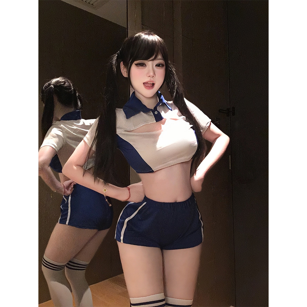 性感纯欲清纯活力啦啦队学院体操服cos角色扮演约会制服晴趣qqny