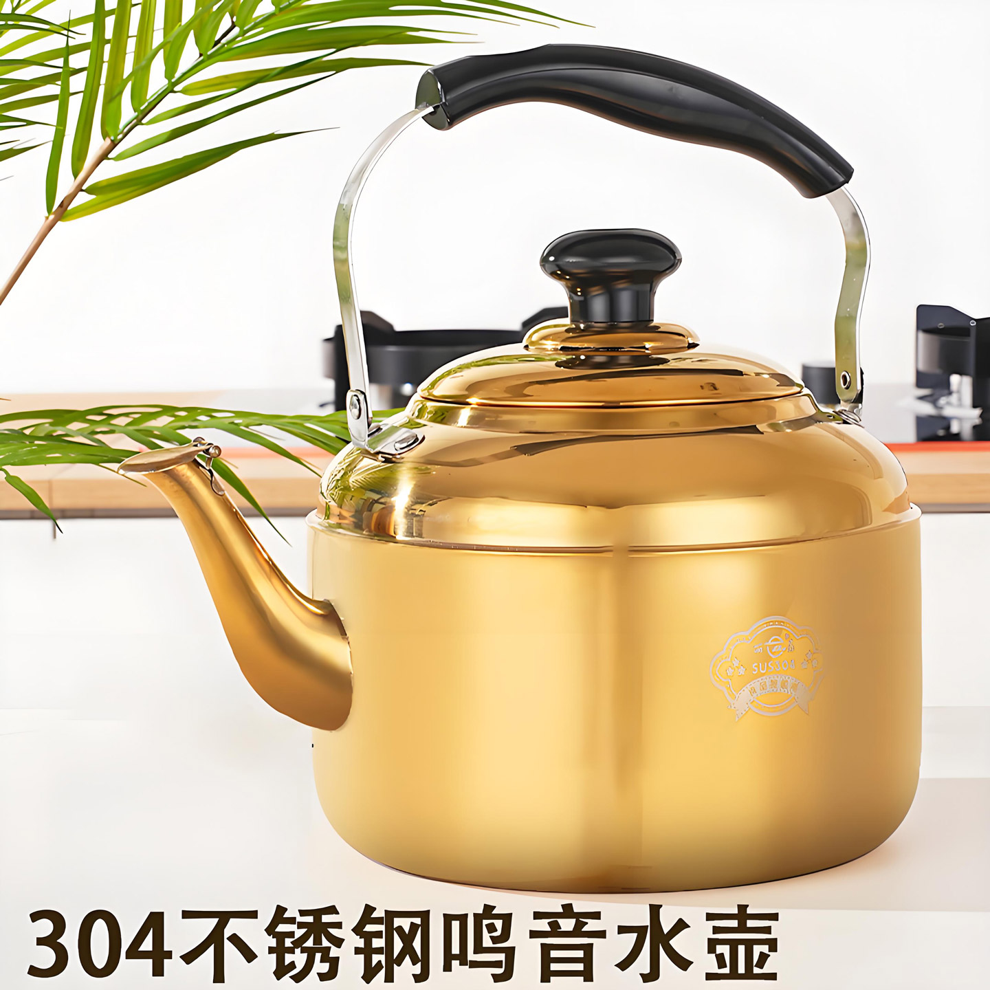 304不锈钢烧水壶食品级家用茶壶明火燃气水壶电磁炉大容量鸣音壶