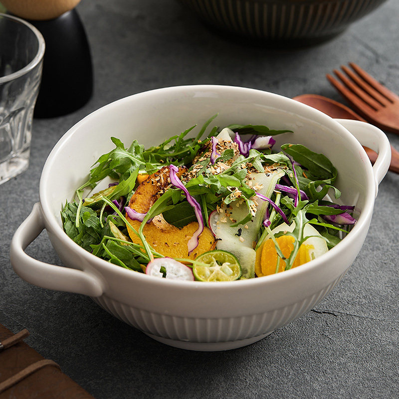 复古窑变双耳防烫碗家用陶瓷大碗汤盆泡面碗水果碗沙拉碗螺蛳粉碗,餐饮具,碗,淘宝优惠券,粉丝福利购,淘宝优惠卷