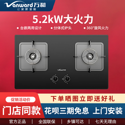 万和无印磨砂面板5.2kw大火力
