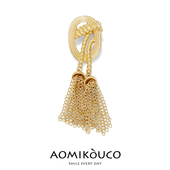 复古时尚 宫廷风编制麻绳吊穗胸针精致个性 流苏别针旗袍压襟配饰品