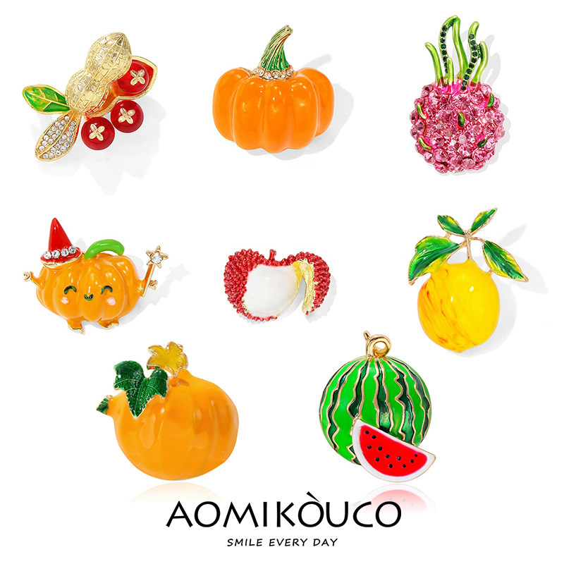 夏季新款水果防走光神器胸针女衬衣领口隐形百搭配饰西瓜荔枝别针,饰品/流行首饰/时尚饰品新,胸针,淘宝优惠券,粉丝福利购,淘宝优惠卷