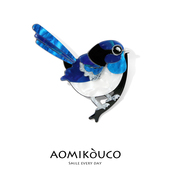 复古民族风喜鹊小鸟胸针高档女气质可爱动物别针时尚 古装 旗袍配饰