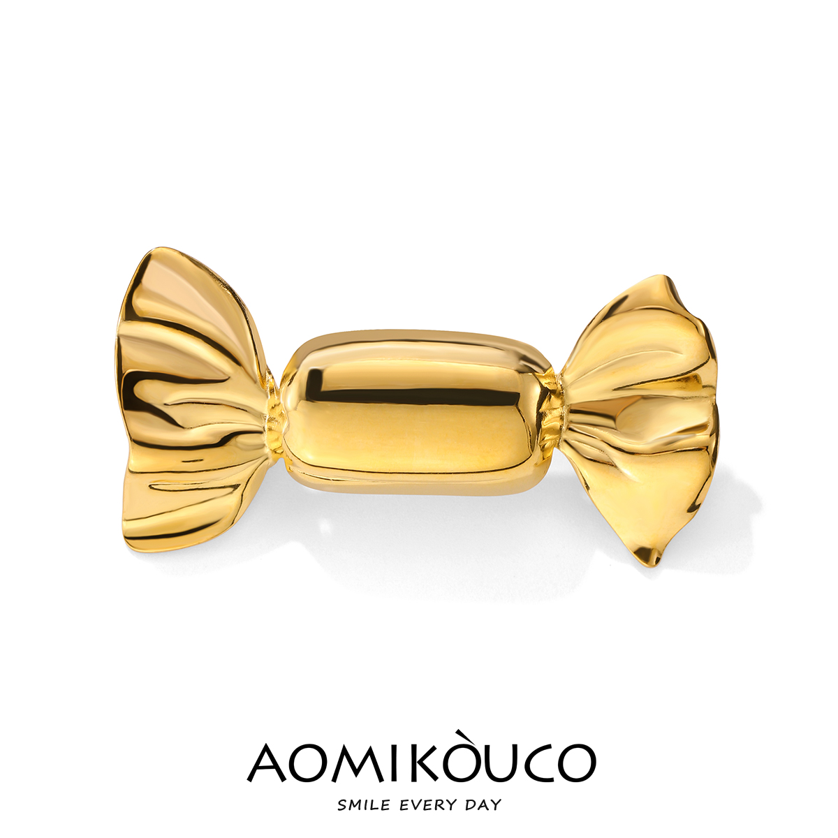 韩国ins博主fever同款stu金色糖果胸针小众设计百搭金属别针配饰