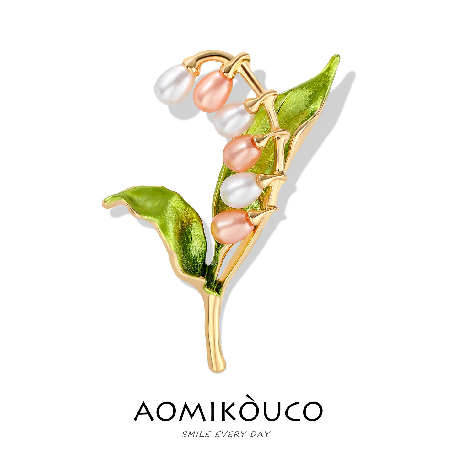 高档珍珠铃兰花胸针女个性气质森系别针外套开衫西装配饰精致胸花,饰品/流行首饰/时尚饰品新,胸针,淘宝优惠券,粉丝福利购,淘宝优惠卷