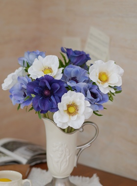 COSA仿真银莲花白头翁现代样板间家居前台美容院插花装饰花